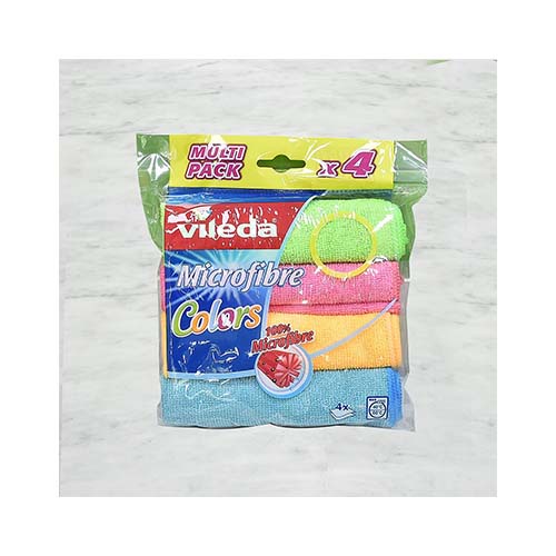 Vileda Microfiber Colors APC 4 PCS