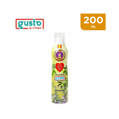 Gusto Premium Spray Olive Oil Rosemary Flavor 200ml