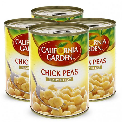 CALIFORNIA GARDEN CHICK PEAS 400 G (3+1 FREE)