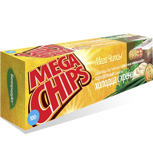 MEGA CHIPS FRENCH FRIES WITH SOUR CREAM & CHEESE  FLAVOR 100 G
