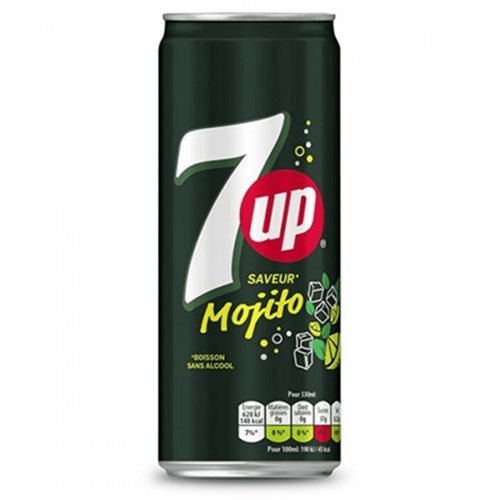 7UP MOJITO SLK CAN 330ML 