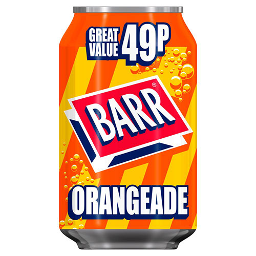 CAN BARR 49P ORANGEADE 330ml