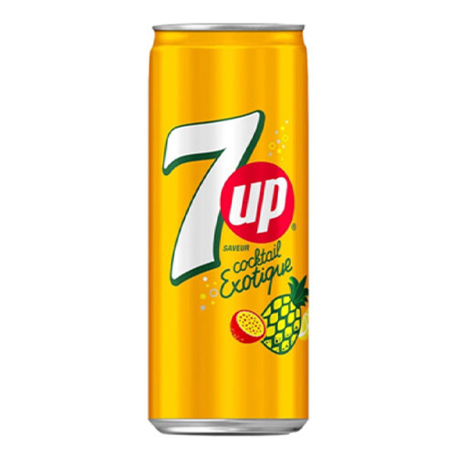 7up Slim Exotique Cans 330ml