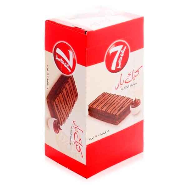 cake bar with cocoa filling 12*25gm