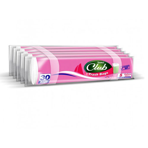 Sanita Club Trash Bag 5 Gallons (5 X 30 pieces)