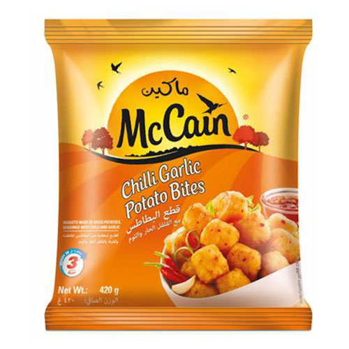 McCain Chili Garlic Potato Bites  420 gm