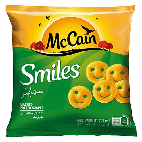 McCain SMILES POTATO SHAPES 750 G