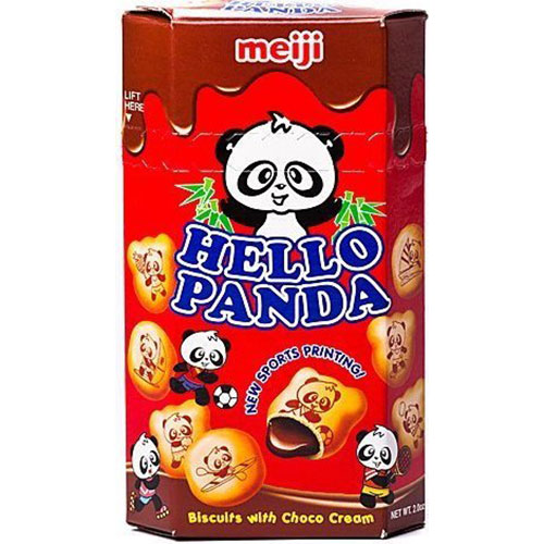 Hello Panda Biscuits with Chocolate Flavored Filling 50g