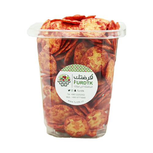 Manakeesh with ketchup flavor