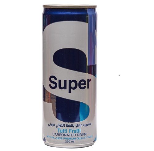 Super Carbonated Drink Tutti Frutti 250ml