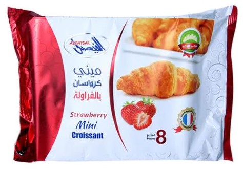 ِAl Faisal FAMILY CROISSANTS STRAWBERRY 480g * 8 Pce