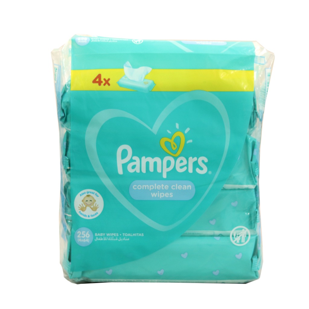 Pampers Baby Wipes Fresh 64 Napkin 4 Pieces