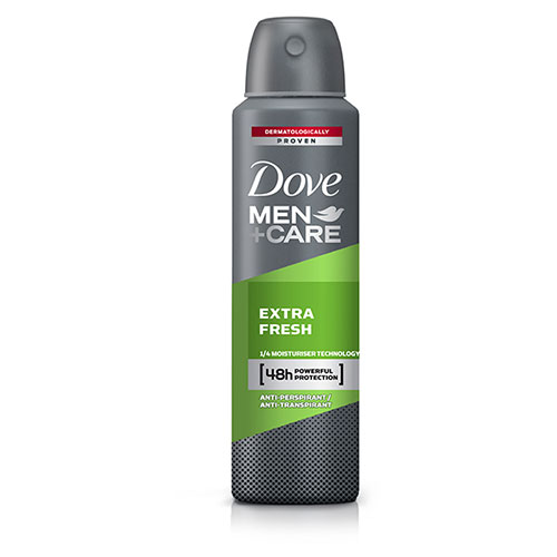 Dove 6 Men Plus Care Extra Fresh 48 Hour Anti-perspirant Deodorant Spray 150 Ml