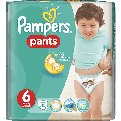 Pampers shorts size 6 * 19 diapers