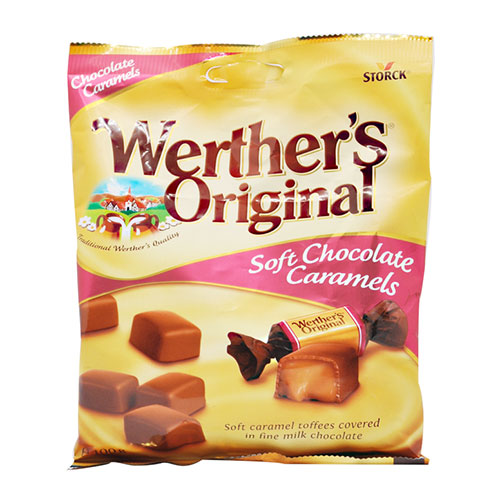 Werther's Original Soft Chocolate Caramels 100gm