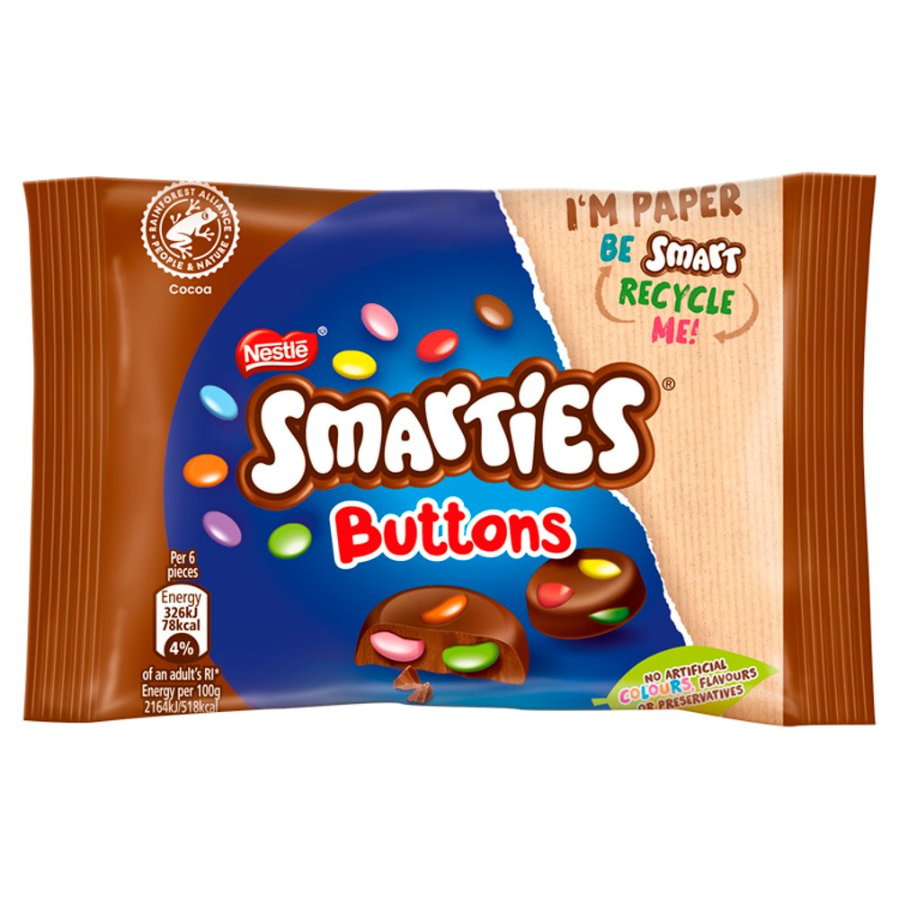 Smarties Buttons 32.5gm