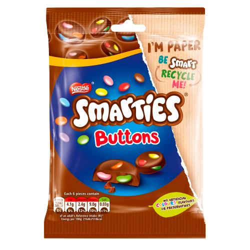 Smarties Buttons Bag 90gm