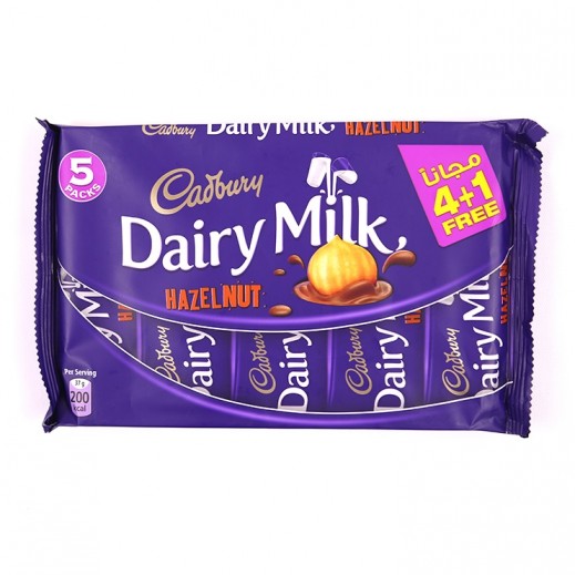 Cadbury Dairy Milk 37gm Plain 4+1