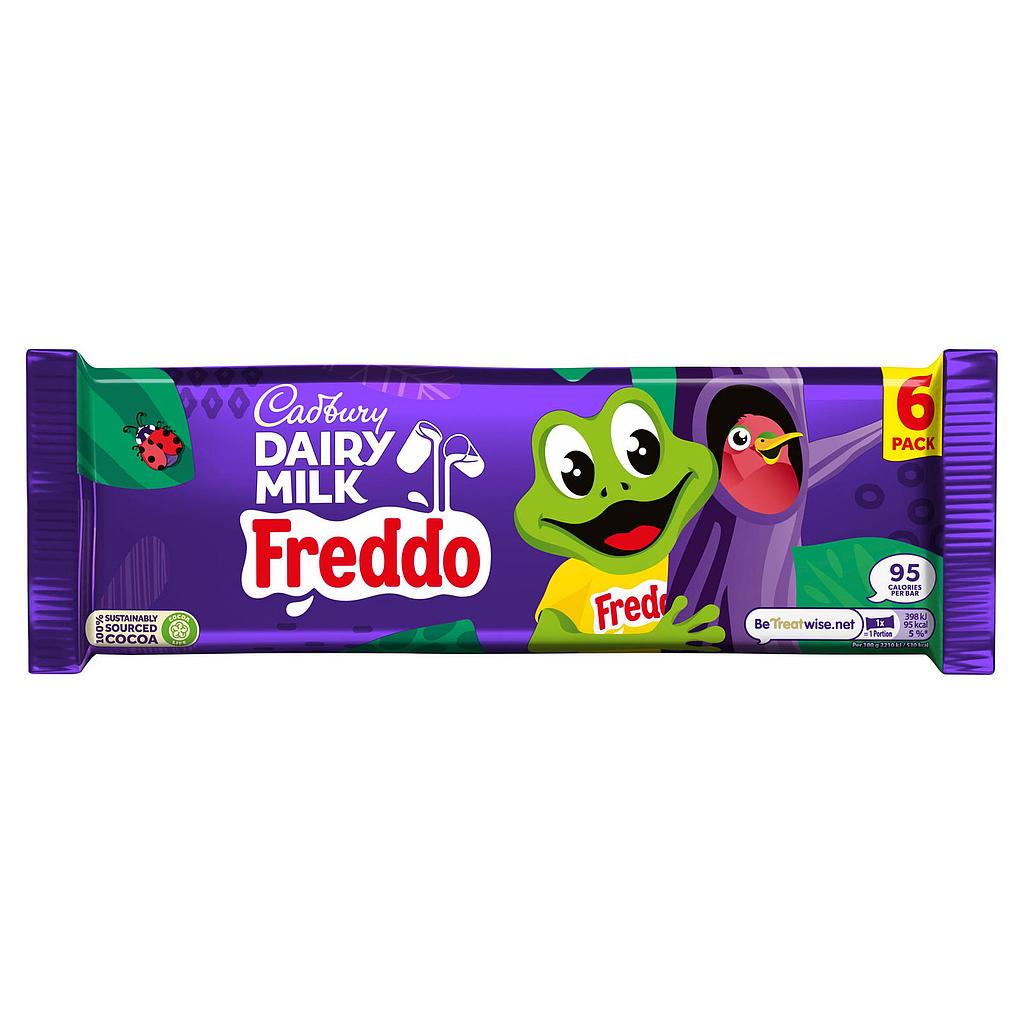 Cadbury Freddo Chocolate Bar 6 Pack 108g