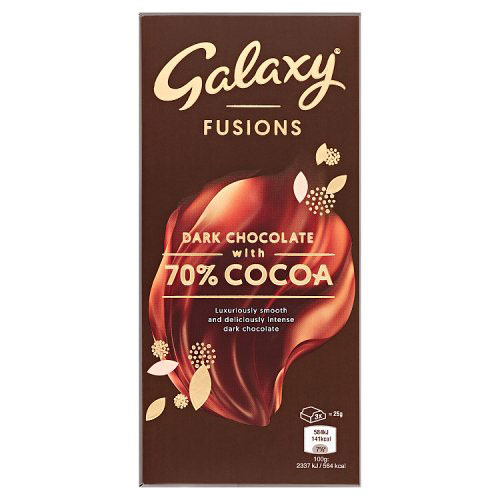 Galaxy Fusions Dk Choc 70 percent  Cocoa