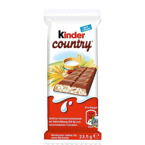 Kinder - Country Milk Chocolate With cereal 23.5 gm