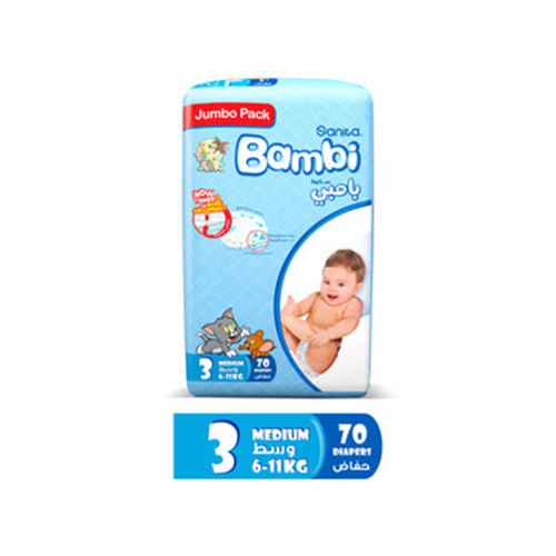 Bambi - Diapers Medium No. 3 - 6-11 kg 70 diapers