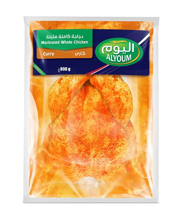 ALYOUM Fresh Marinated Whole Chicken Curry 800 g