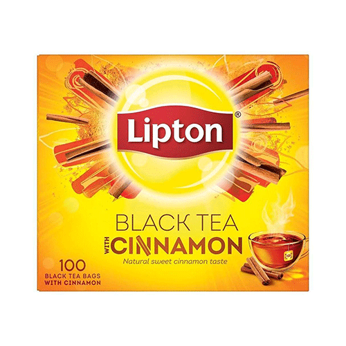 Lipton Black Tea With Cinnamon 100 Bags