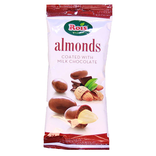 Rois Almonds covered with milk chocolate 40 gm