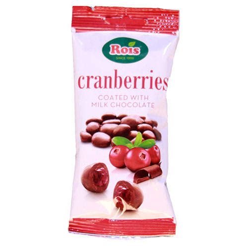 Rois Cranberry Coated Milk Chocolate 40gm
