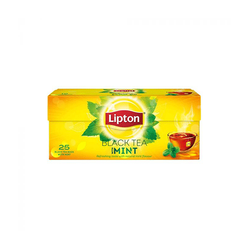 Lipton Black Tea With Mint 25 Bags