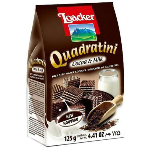 LOACKER Quadratini Coca&Milk 125g