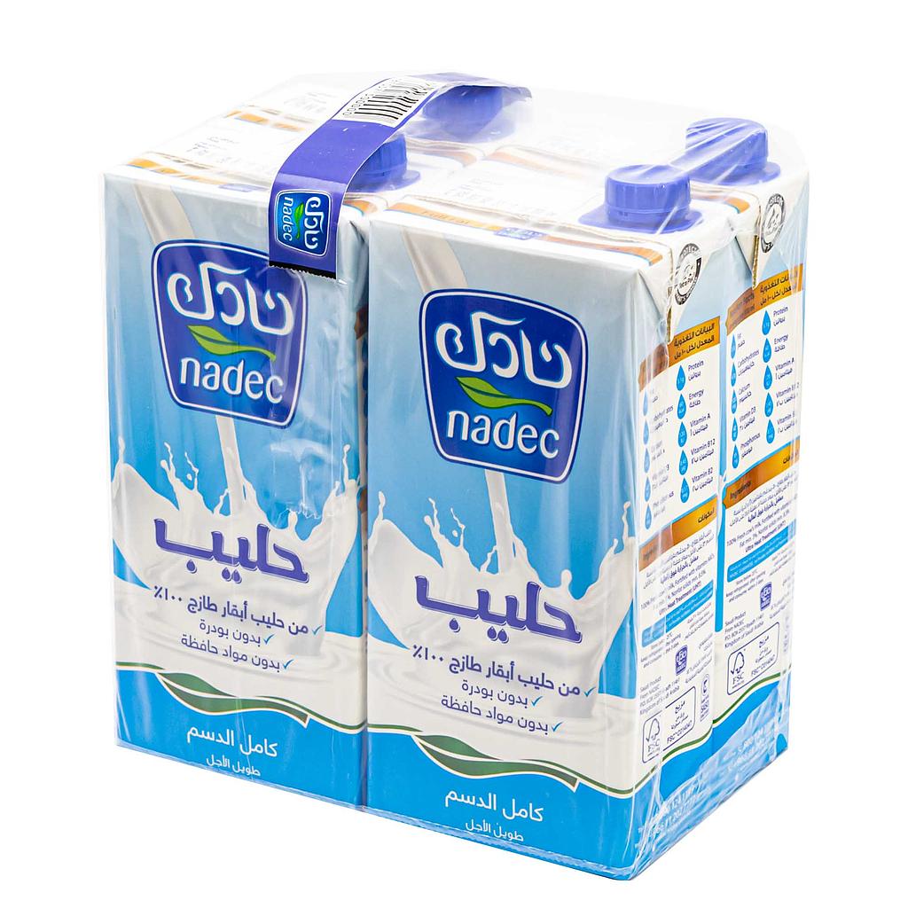 NADEC FULL CREAM MILK 1 LTR * 4 pcs
