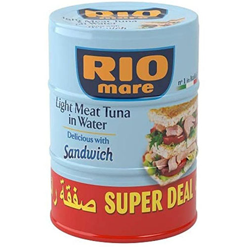 RIO MARE TUNA SANDWICH WATER 160G 3's