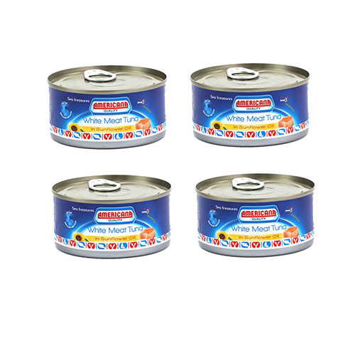 Americana White Meat TUNA in sunflower oil 4*160 g