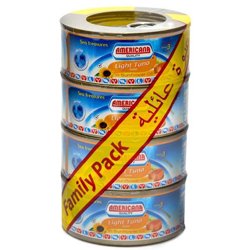 Americana Light Tuna in Oil Family Pack 160g * 4