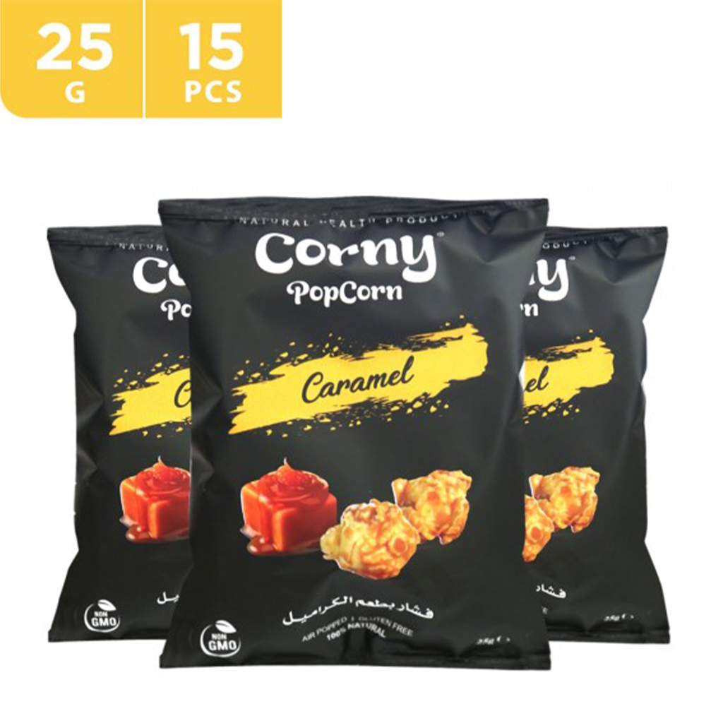 Corni popcorn caramel 25g