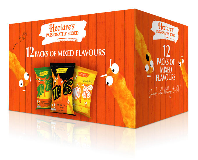 Hectare’s Twigs Mix( Cheese / Jalapeno Cheese / Hot Chili ) 25g *12