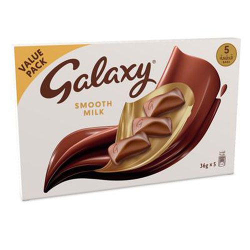 Galaxy, cocoa and milk, 36 gm, 5 pieces