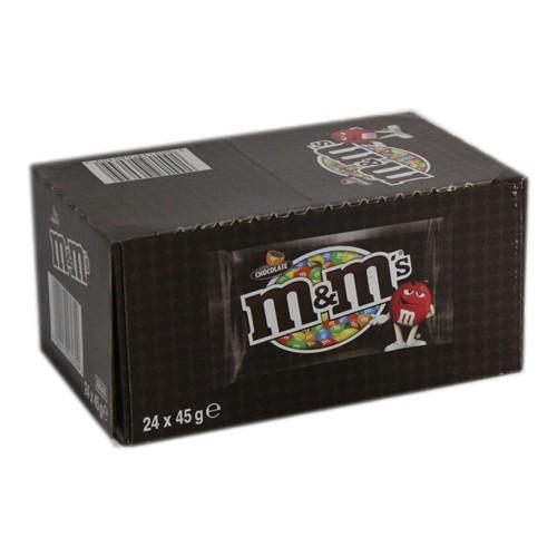 M & M Cocoa Brown 45 g Carton 24 Pieces