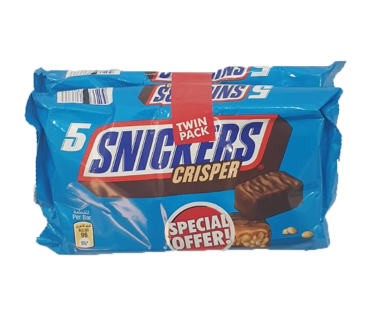 Snickers Crispy 40 g 5 pieces Offer 2 pieces