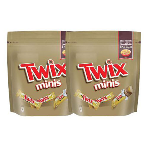 Twix Mini 200gm , 10 minis * 2 pcs