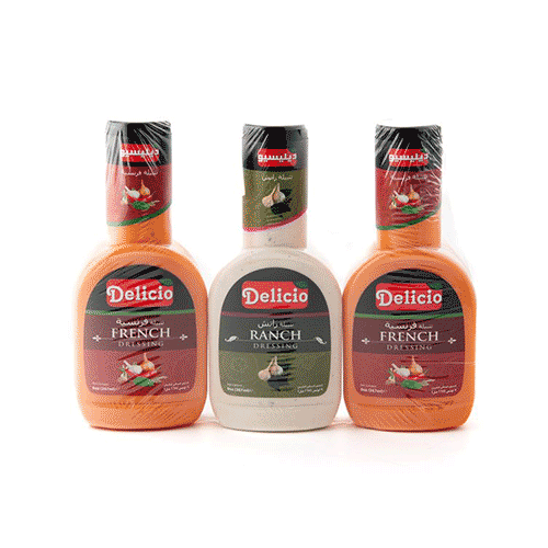 Delecio Dressing 267ml 3 Pc Assorted Special offer