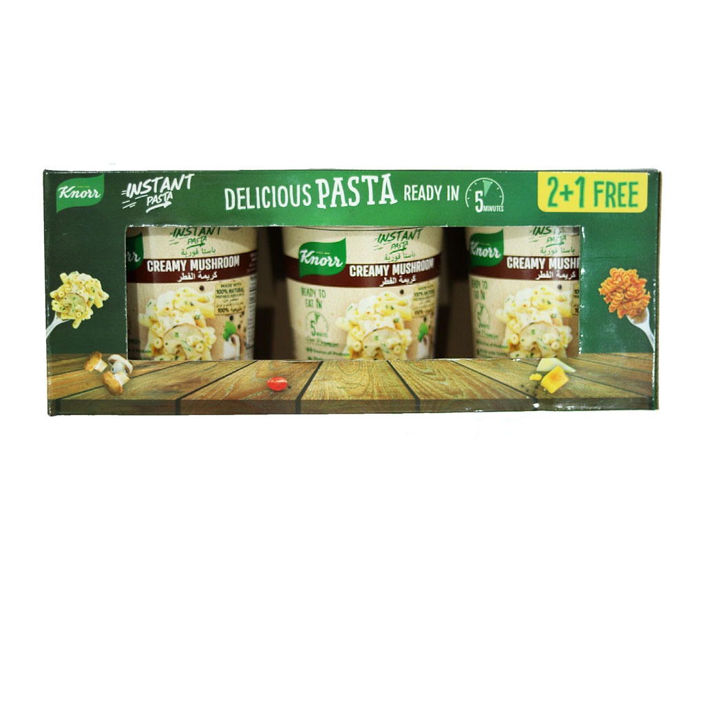 Knorr Instant Pasta Creamy Mushroom 67 g (2+1 free)