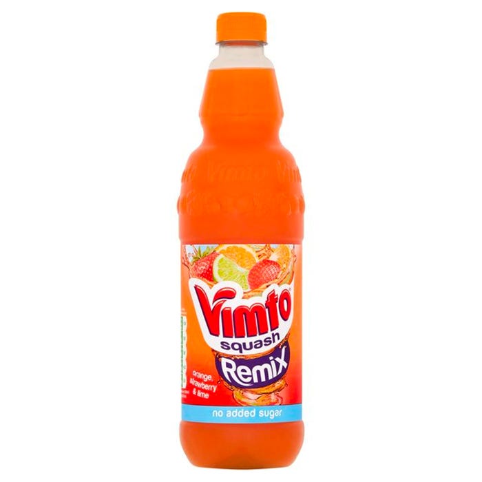 Vimto No Added Sugar Orange Strawberry and  Lime Squash 725 ml