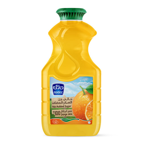 Nadec Orange Juice 100 PRECENTAGE No Added Sugar 1.5 Liter