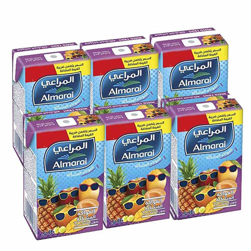 Almarai Mix Fruits Drink  6 * 150ml 