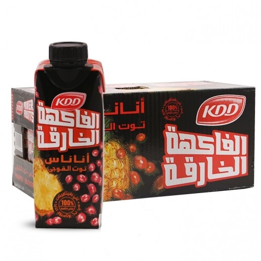 KDD - Power Fruits Pineapple & berry 3 * 250 ml 