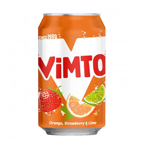 Vimto Zero Sugar Orange Strawberry and Lime drink 330ml