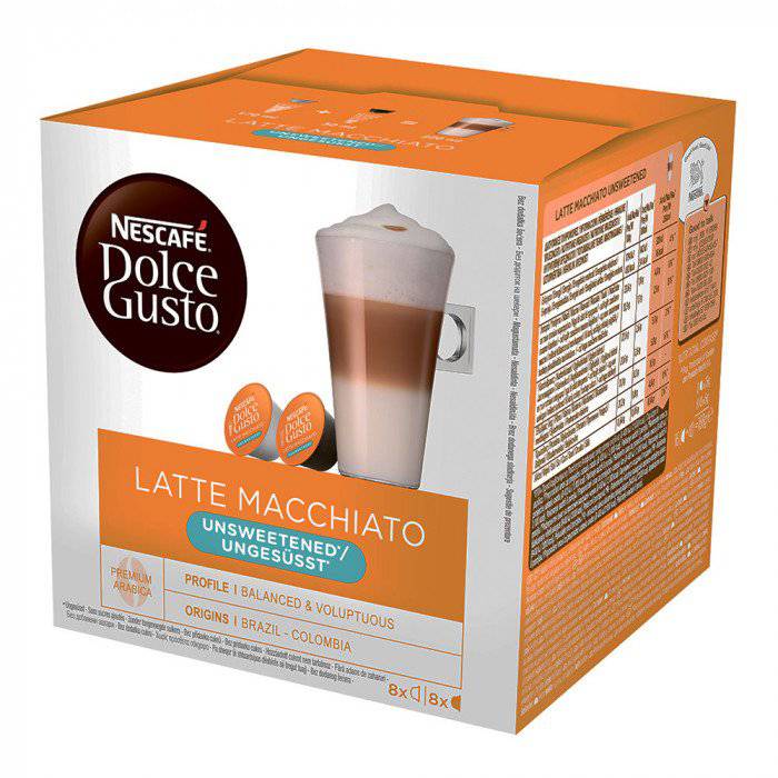 Nescafe Dolce Coast Latte Macchito capsules 164g